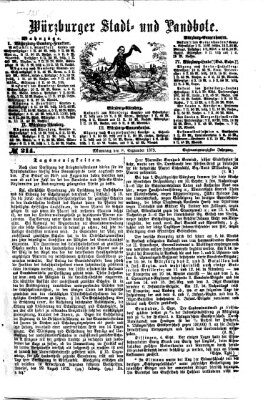 Würzburger Stadt- und Landbote Montag 8. September 1873