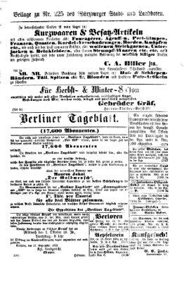 Würzburger Stadt- und Landbote Samstag 20. September 1873