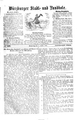 Würzburger Stadt- und Landbote Samstag 4. Oktober 1873