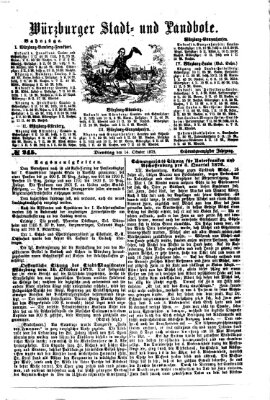 Würzburger Stadt- und Landbote Dienstag 14. Oktober 1873