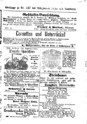 Würzburger Stadt- und Landbote Donnerstag 16. Oktober 1873