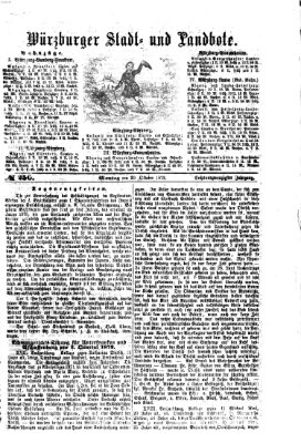 Würzburger Stadt- und Landbote Montag 20. Oktober 1873