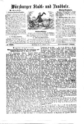 Würzburger Stadt- und Landbote Freitag 31. Oktober 1873