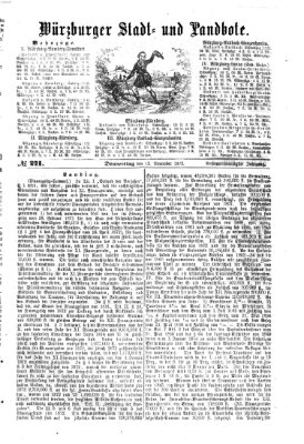 Würzburger Stadt- und Landbote Donnerstag 13. November 1873