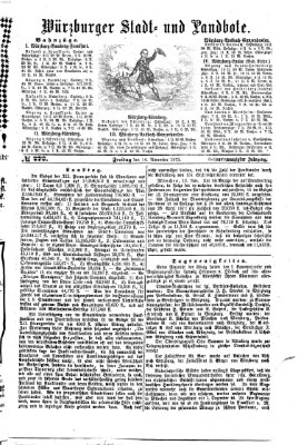 Würzburger Stadt- und Landbote Freitag 14. November 1873