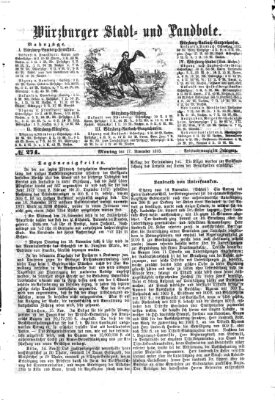 Würzburger Stadt- und Landbote Montag 17. November 1873