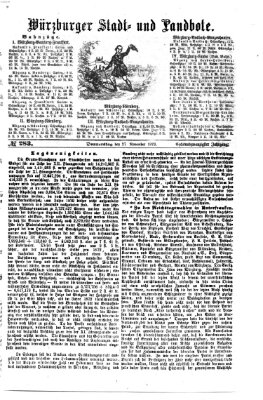 Würzburger Stadt- und Landbote Donnerstag 27. November 1873