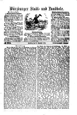 Würzburger Stadt- und Landbote Freitag 28. November 1873