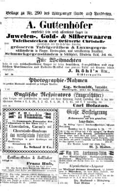 Würzburger Stadt- und Landbote Freitag 5. Dezember 1873