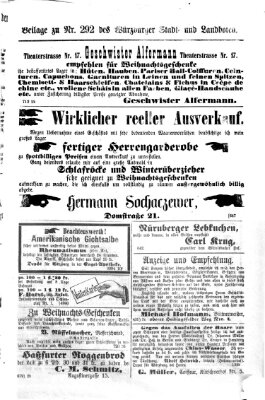 Würzburger Stadt- und Landbote Montag 8. Dezember 1873