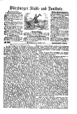 Würzburger Stadt- und Landbote Samstag 13. Dezember 1873