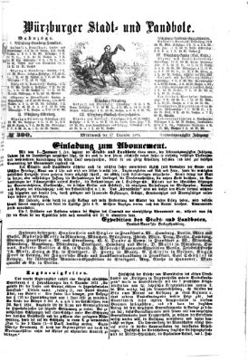 Würzburger Stadt- und Landbote Mittwoch 17. Dezember 1873