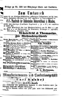 Würzburger Stadt- und Landbote Mittwoch 17. Dezember 1873