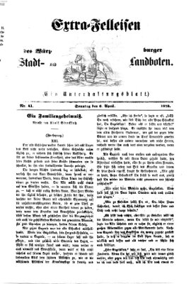 Extra-Felleisen (Würzburger Stadt- und Landbote) Sonntag 6. April 1873