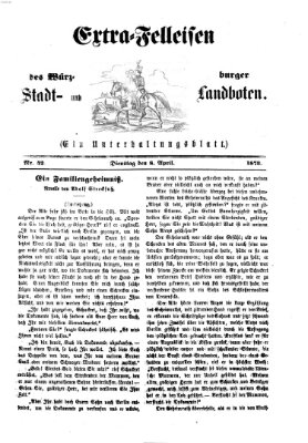 Extra-Felleisen (Würzburger Stadt- und Landbote) Dienstag 8. April 1873