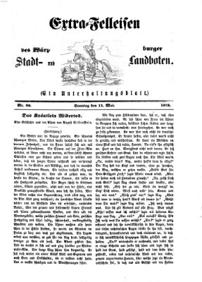 Extra-Felleisen (Würzburger Stadt- und Landbote) Sonntag 11. Mai 1873