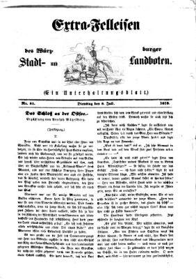 Extra-Felleisen (Würzburger Stadt- und Landbote) Dienstag 8. Juli 1873