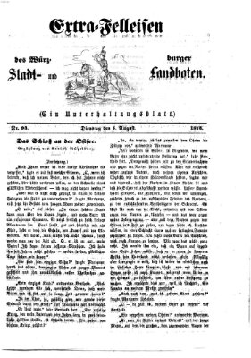 Extra-Felleisen (Würzburger Stadt- und Landbote) Dienstag 5. August 1873