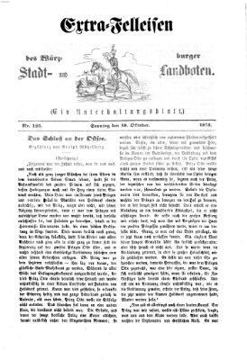 Extra-Felleisen (Würzburger Stadt- und Landbote) Sonntag 19. Oktober 1873