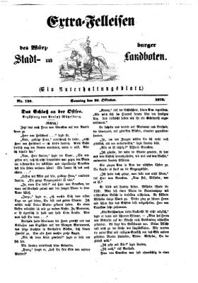 Extra-Felleisen (Würzburger Stadt- und Landbote) Sonntag 26. Oktober 1873