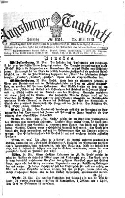 Augsburger Tagblatt Sonntag 25. Mai 1873