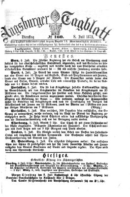 Augsburger Tagblatt Dienstag 8. Juli 1873