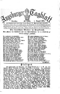 Augsburger Tagblatt Dienstag 5. August 1873