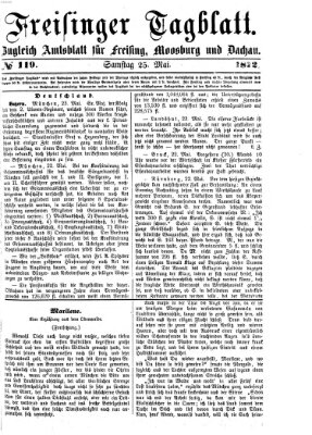 Freisinger Tagblatt (Freisinger Wochenblatt) Samstag 25. Mai 1872