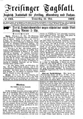 Freisinger Tagblatt (Freisinger Wochenblatt) Donnerstag 30. Mai 1872