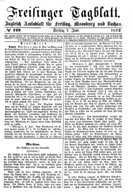 Freisinger Tagblatt (Freisinger Wochenblatt) Freitag 7. Juni 1872