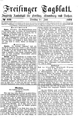 Freisinger Tagblatt (Freisinger Wochenblatt) Dienstag 11. Juni 1872