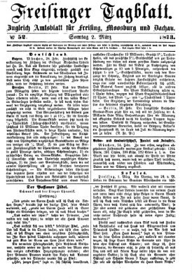 Freisinger Tagblatt (Freisinger Wochenblatt) Sonntag 2. März 1873