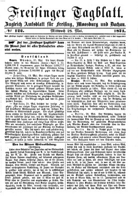 Freisinger Tagblatt (Freisinger Wochenblatt) Mittwoch 28. Mai 1873