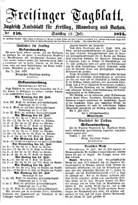 Freisinger Tagblatt (Freisinger Wochenblatt) Samstag 12. Juli 1873