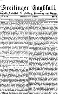 Freisinger Tagblatt (Freisinger Wochenblatt) Mittwoch 29. Oktober 1873