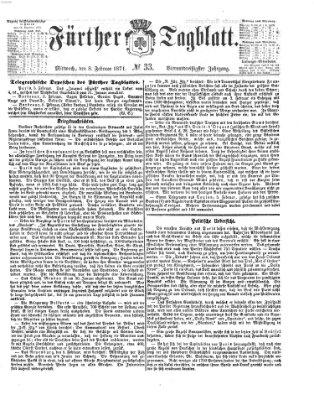 Fürther Tagblatt Mittwoch 8. Februar 1871