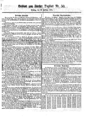 Fürther Tagblatt Dienstag 28. Februar 1871