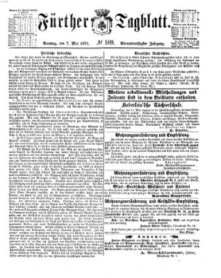 Fürther Tagblatt Sonntag 7. Mai 1871