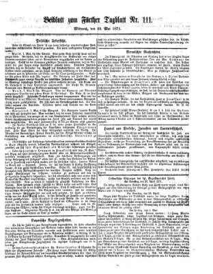 Fürther Tagblatt Mittwoch 10. Mai 1871