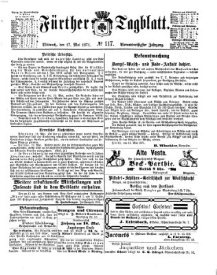 Fürther Tagblatt Mittwoch 17. Mai 1871