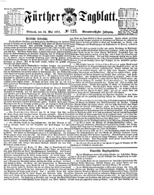 Fürther Tagblatt Mittwoch 24. Mai 1871