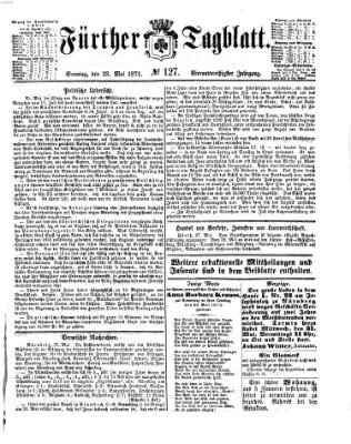 Fürther Tagblatt Sonntag 28. Mai 1871