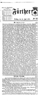 Fürther Tagblatt Dienstag 11. Juli 1871