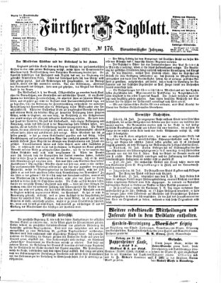 Fürther Tagblatt Dienstag 25. Juli 1871