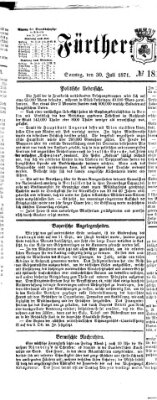 Fürther Tagblatt Sonntag 30. Juli 1871