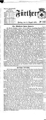 Fürther Tagblatt Freitag 4. August 1871