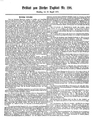 Fürther Tagblatt Samstag 19. August 1871