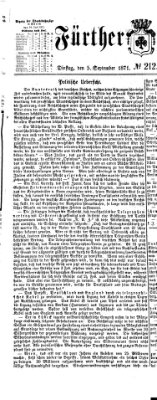 Fürther Tagblatt Dienstag 5. September 1871