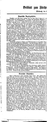 Fürther Tagblatt Mittwoch 4. Oktober 1871