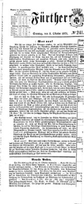 Fürther Tagblatt Sonntag 8. Oktober 1871